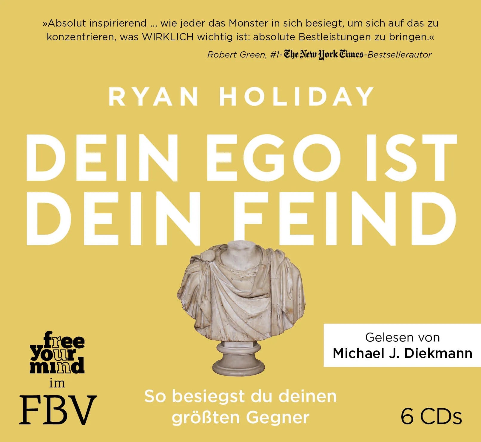 Buchcover von 'Dein Ego ist dein Feind' - Hörbuch (CD) von Ryan Holiday