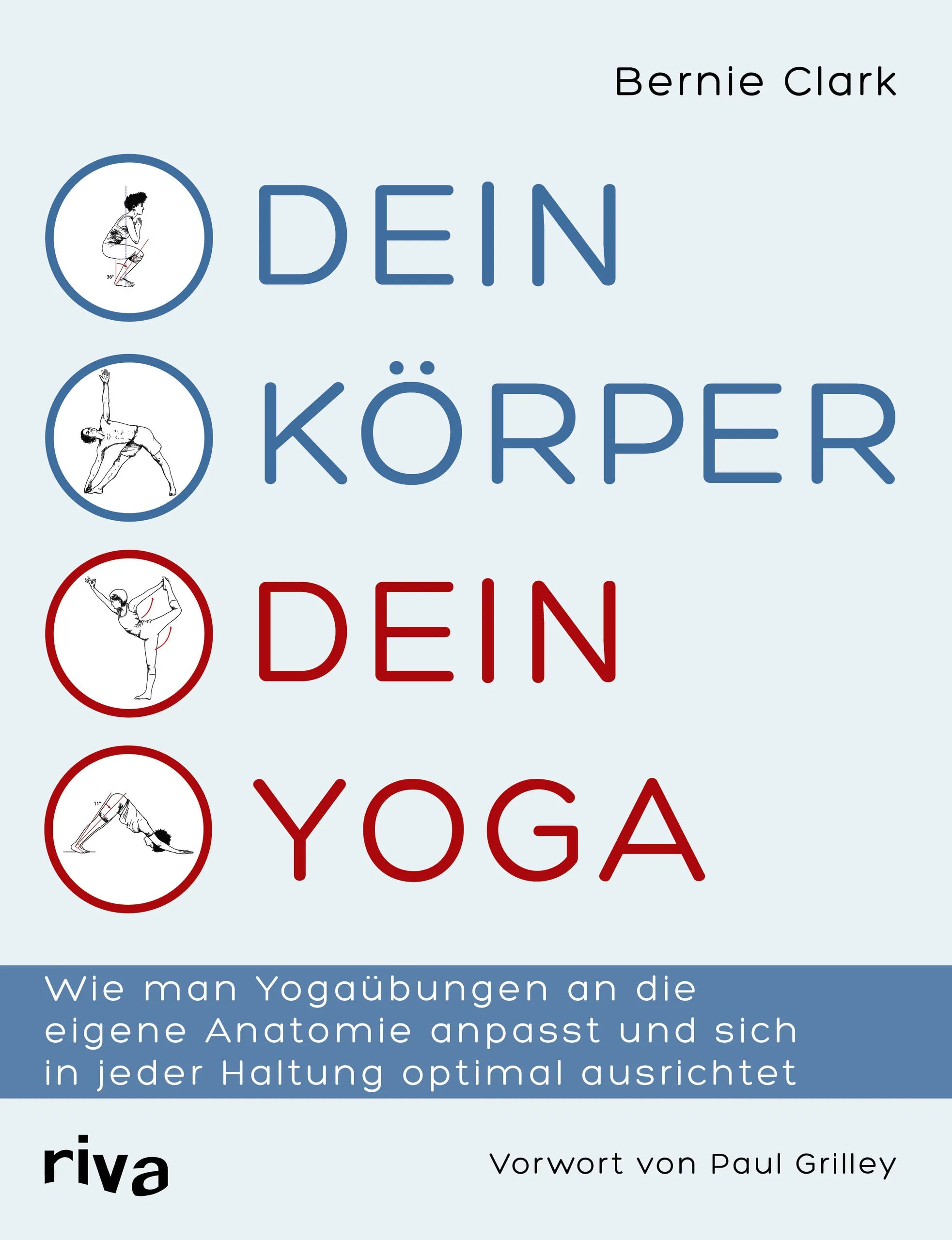 Buchcover von 'Dein Körper – dein Yoga' - Taschenbuch von Bernie Clark