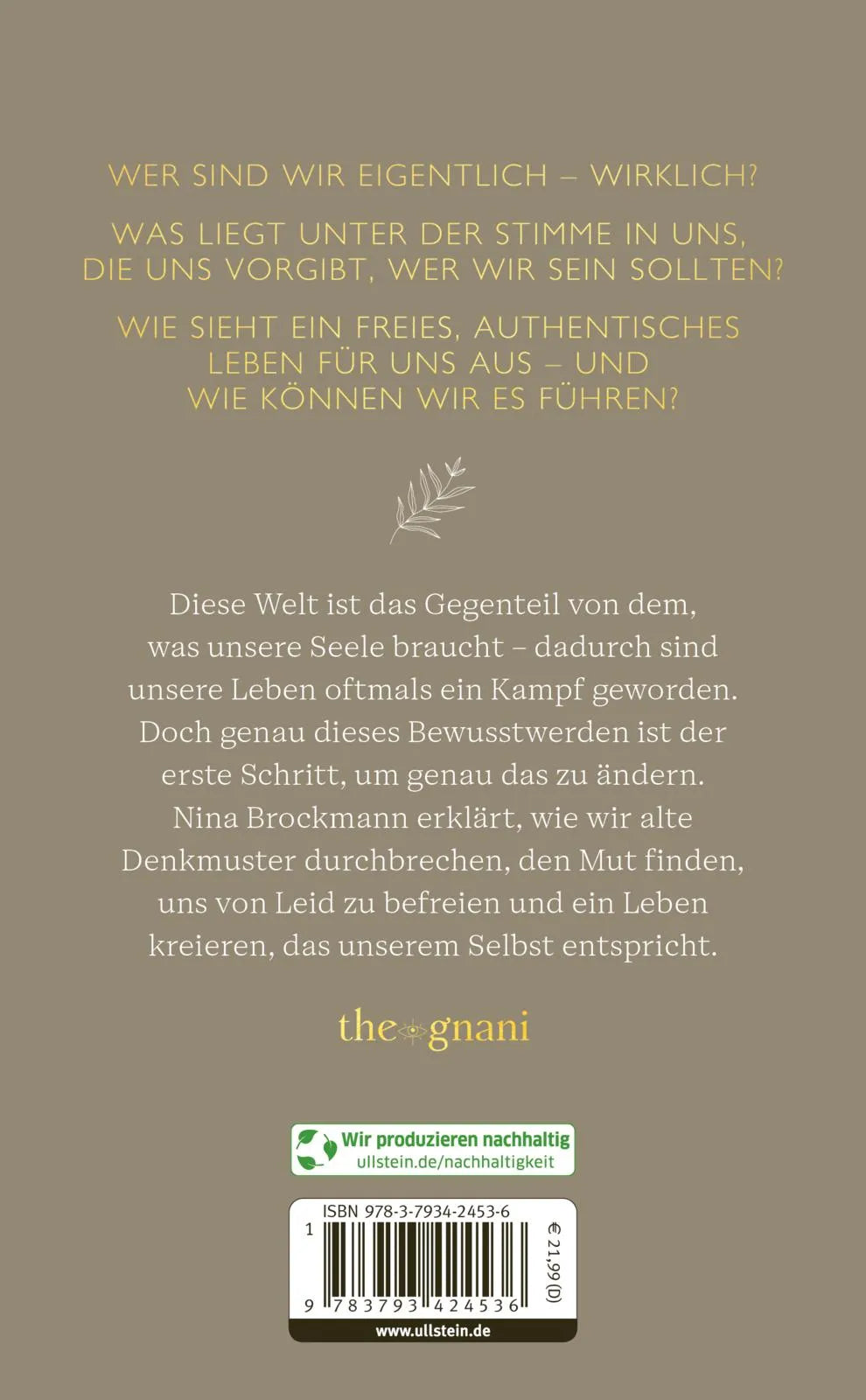 Rückseite: Deine Zeit zu sein (Hardcover)