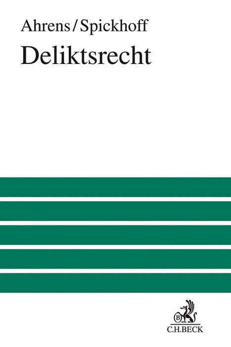 Buchcover von 'Deliktsrecht' - Gebundene Ausgabe von Hans-Jürgen Ahrens