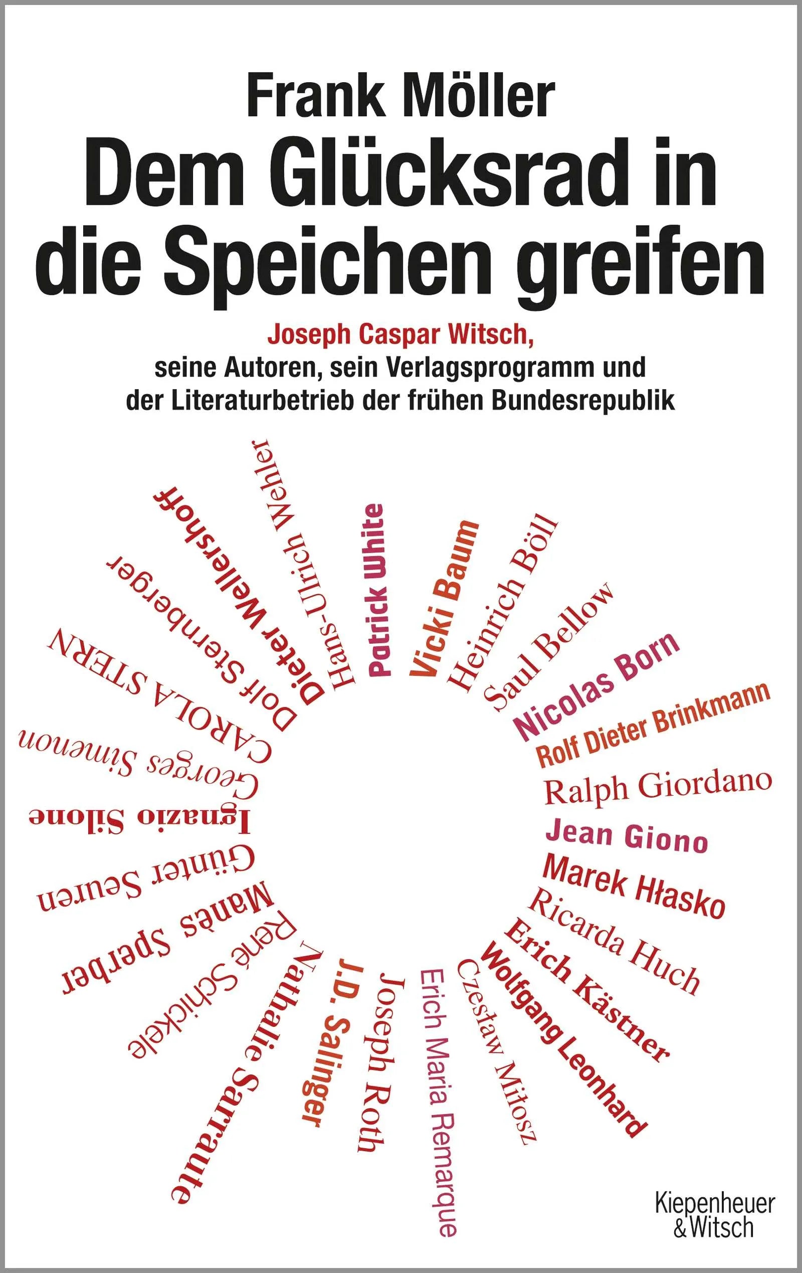 Buchcover von 'Dem Glücksrad in die Speichen greifen' - Gebundene Ausgabe von Frank Möller