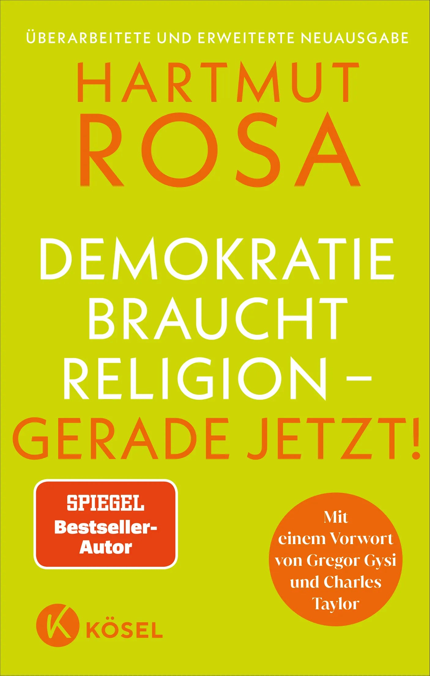 Cover: Demokratie braucht Religion – gerade jetzt! (E-Book) von Hartmut Rosa