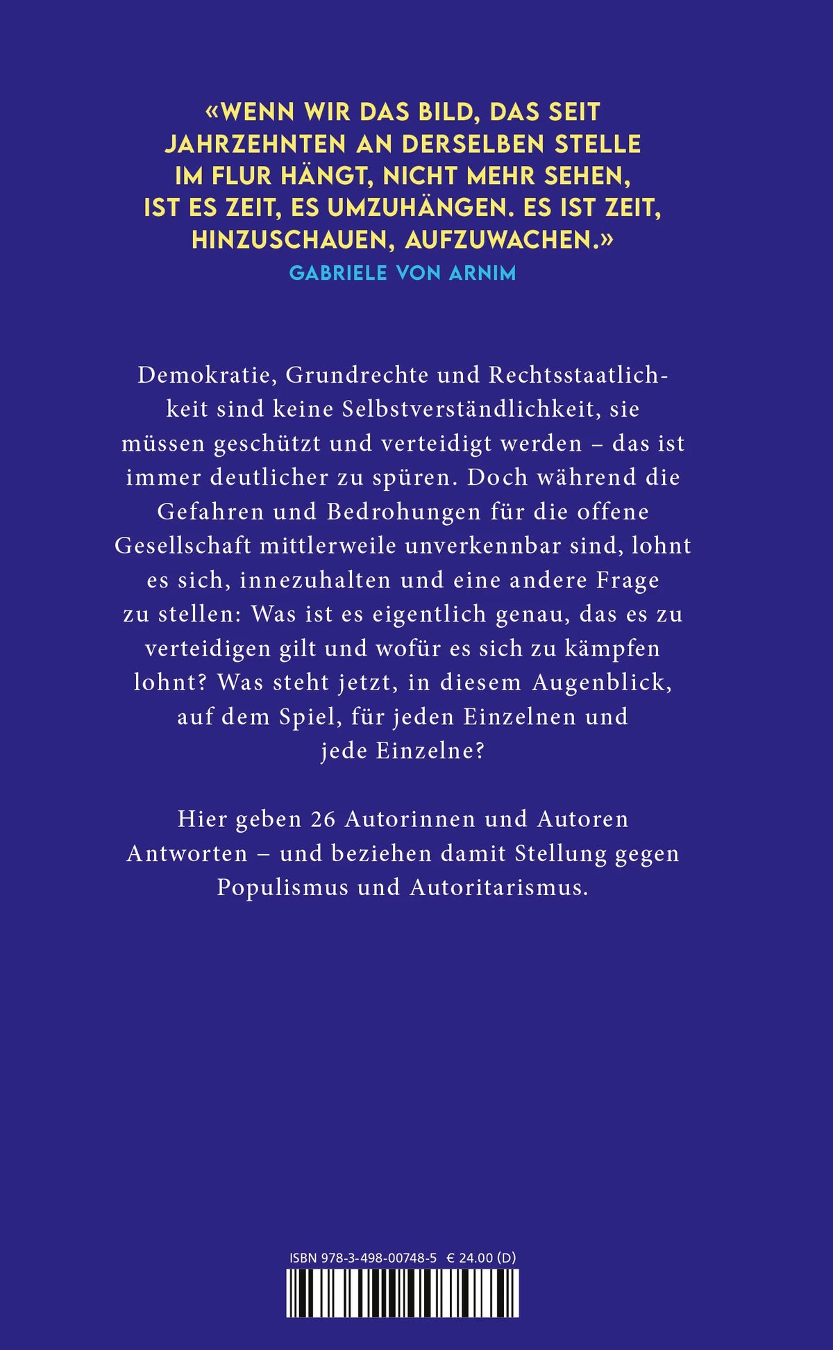 Rückseite: Demokratie (Hardcover)