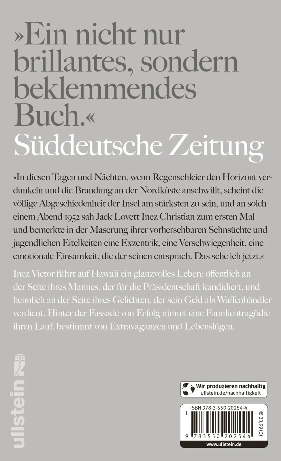 Buchrückseite von 'Demokratie' mit Klappentext - Gebundene Ausgabe