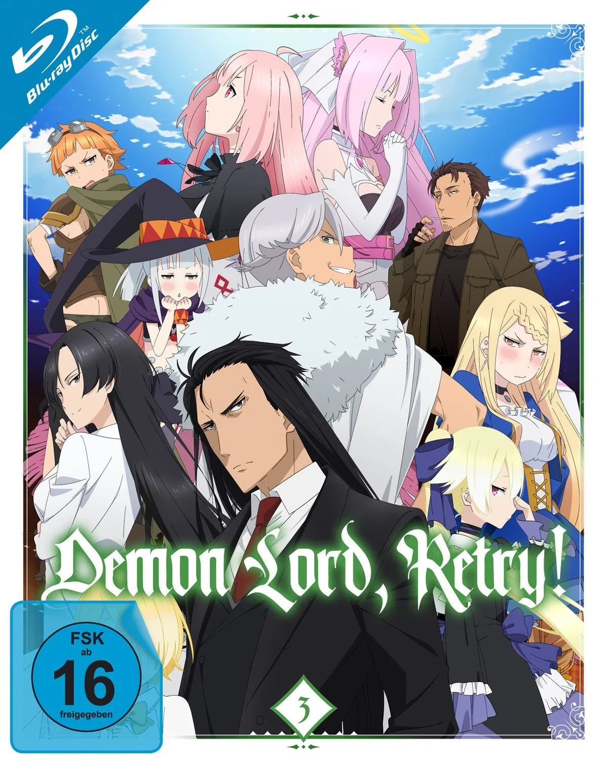 Demon Lord, Retry! - Vol.3 (Ep. 9-12) - Blu-ray Disc