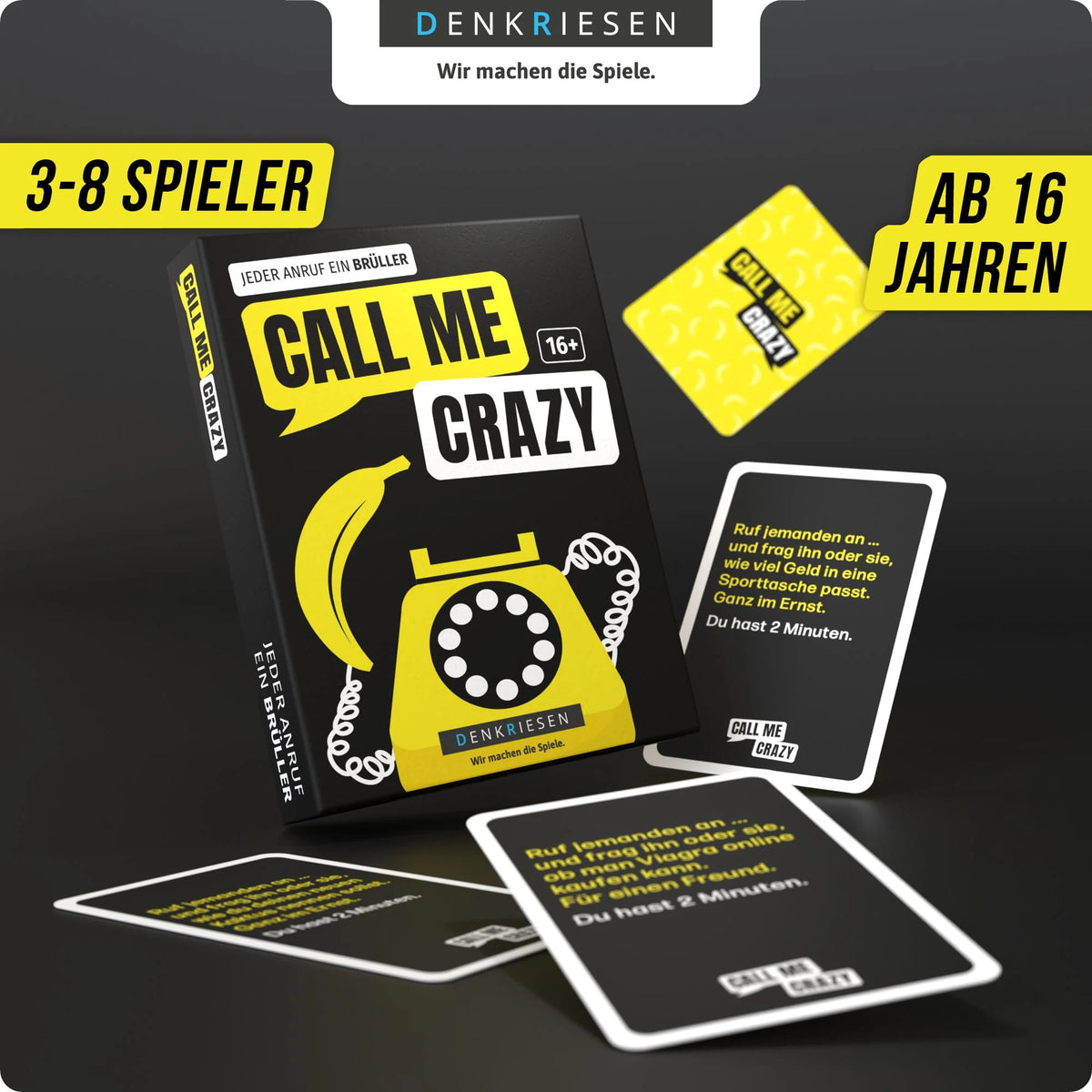DENKRIESEN - CALL ME CRAZY - "Jeder Anruf ein Brüller" – Ansicht