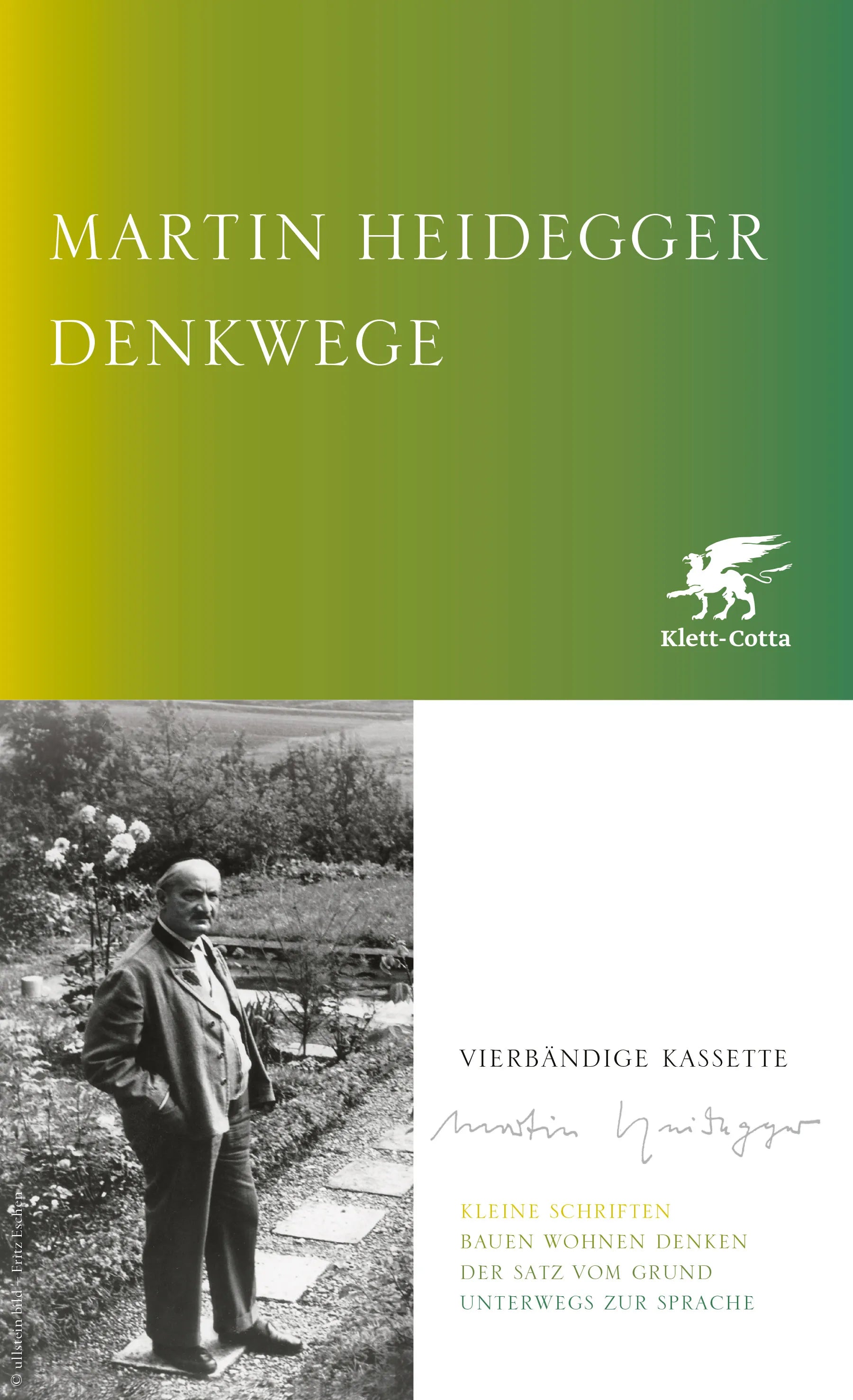 Buchcover von 'Denkwege. Ausgabe in vier Bänden' - Gebundene Ausgabe von Martin Heidegger