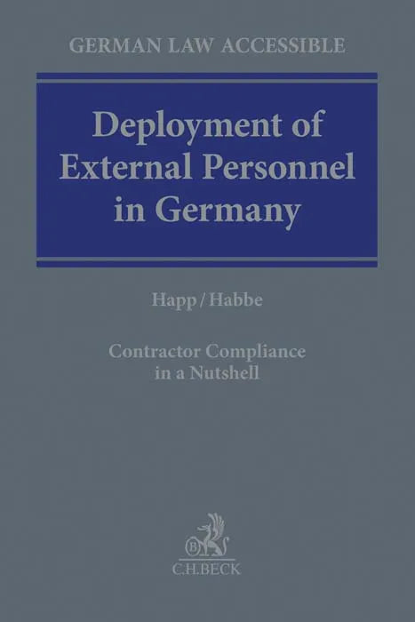 Buchcover von 'Deployment of External Personnel in Germany' - Gebundene Ausgabe von Daniel Happ