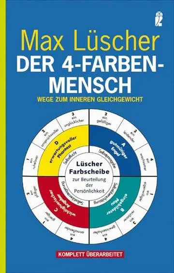 Buchcover von 'Der 4-Farben-Mensch' - Taschenbuch von Max Lüscher
