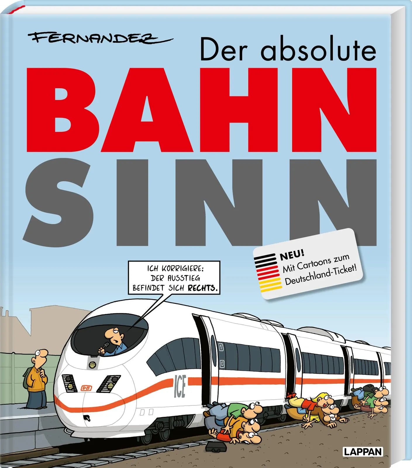 Cover: Der absolute Bahnsinn (Hardcover) von Miguel Fernandez