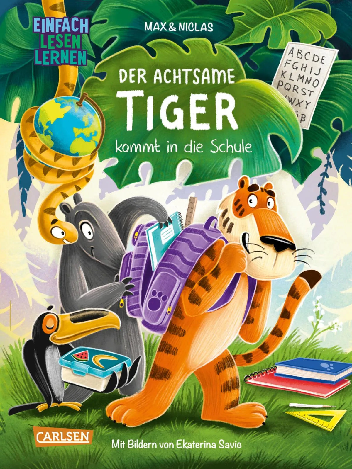 Cover: Der achtsame Tiger: Der achtsame Tiger kommt in die Schule (Hardcover) von Max & Niclas