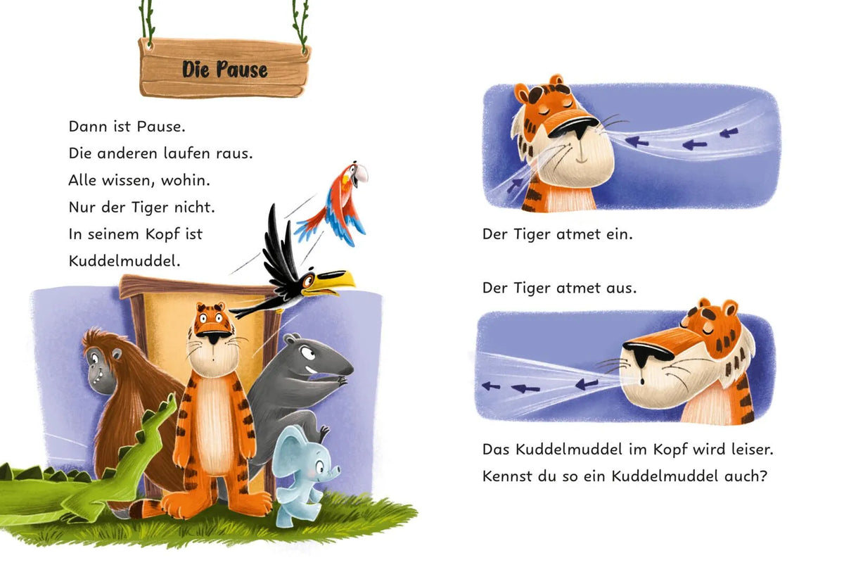 Detailansicht: Der achtsame Tiger: Der achtsame Tiger kommt in die Schule (Hardcover)