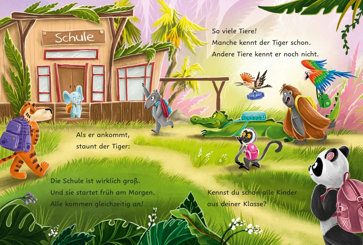 Detailansicht: Der achtsame Tiger: Der achtsame Tiger kommt in die Schule (Hardcover)