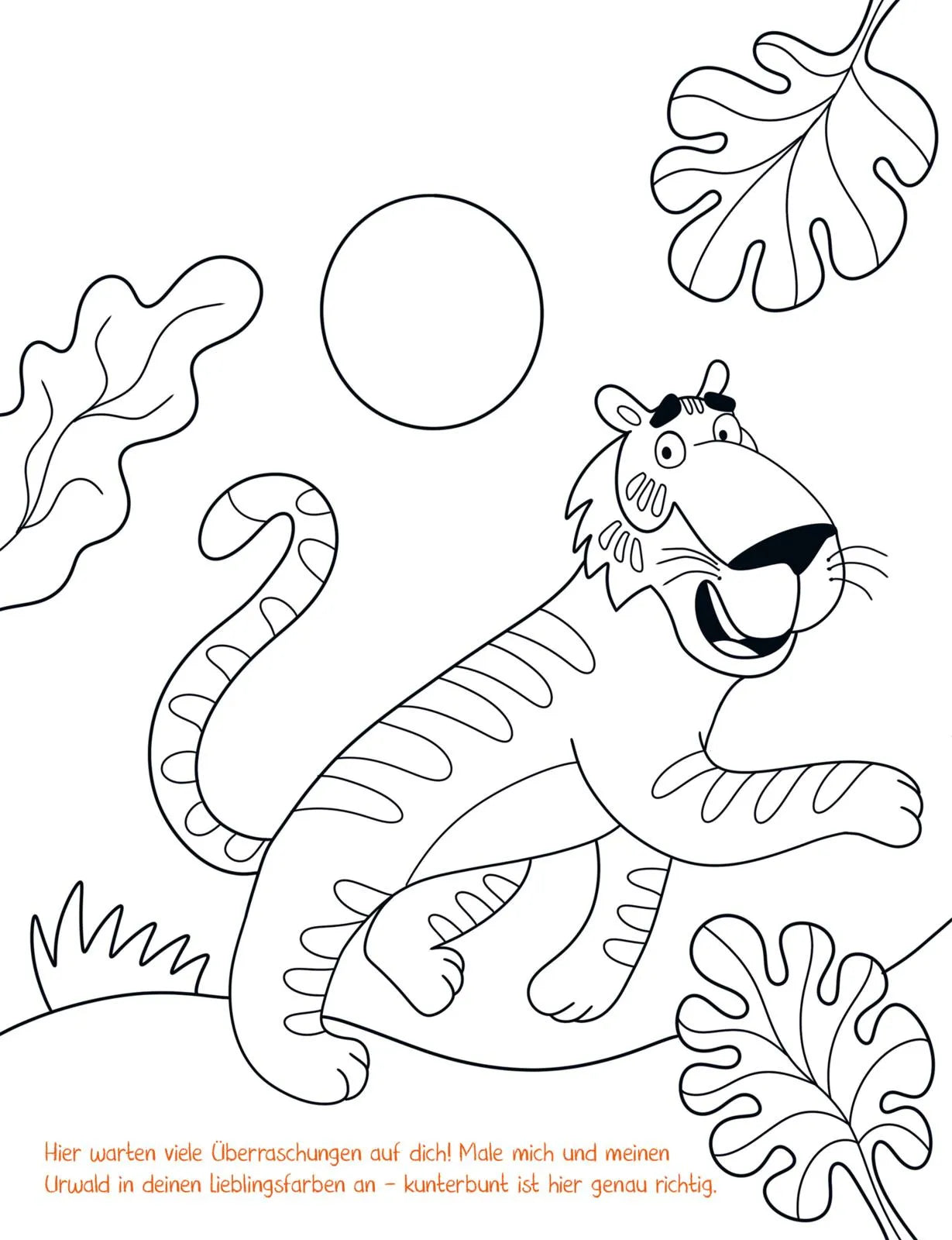 Produktansicht: Der achtsame Tiger: Mein Malbuch (Taschenbuch)