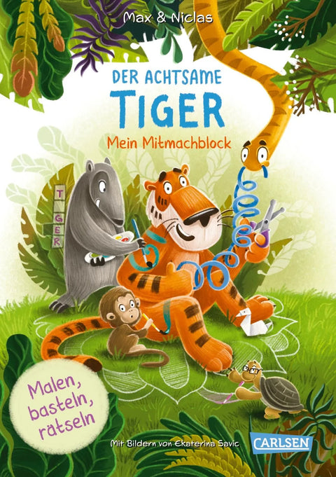 Der achtsame Tiger: Mein Mitmachblock