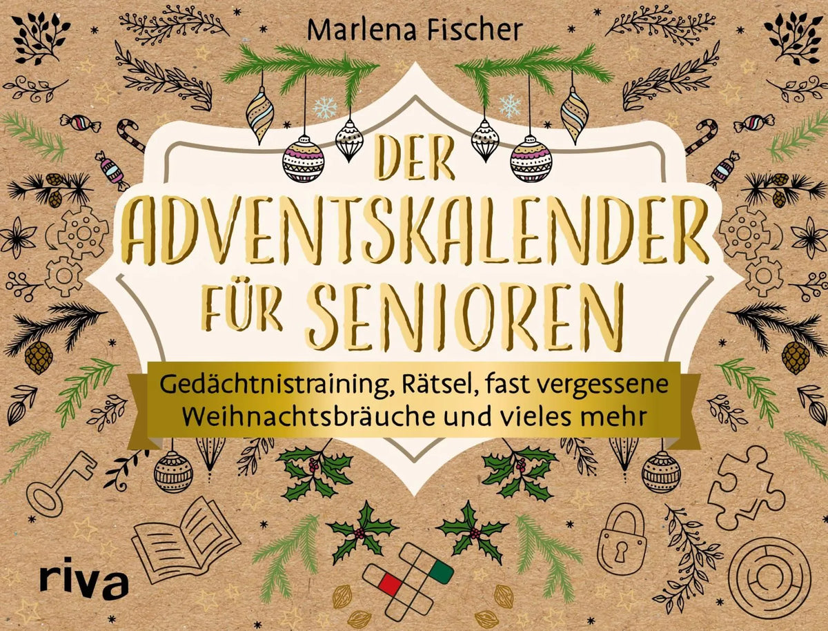 Cover: Der Adventskalender für Senioren (Hardcover) von Marlena Fischer