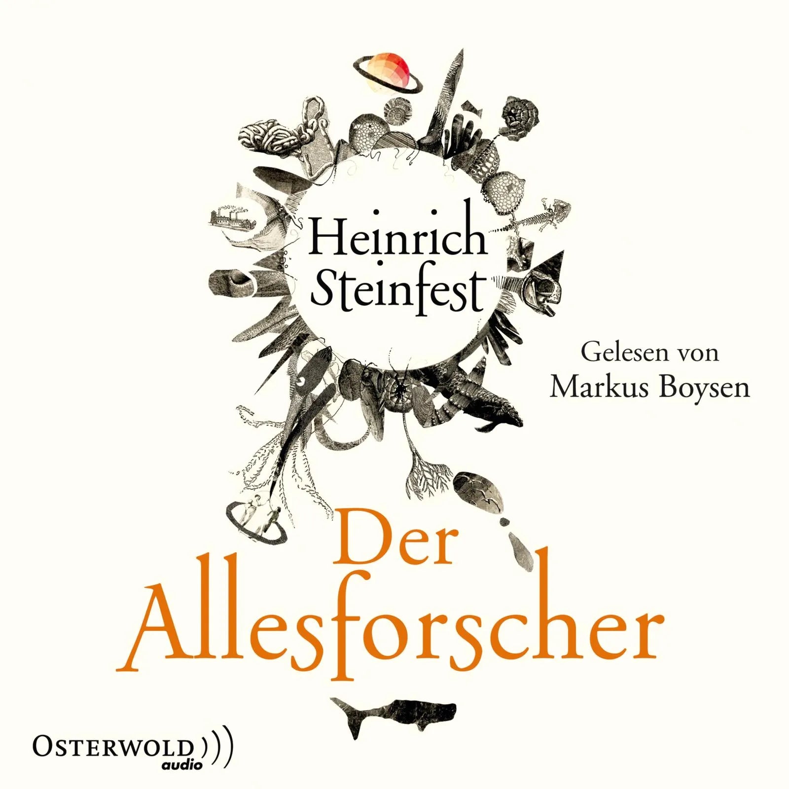 Buchcover von 'Der Allesforscher' - Hörbuch (CD) von Heinrich Steinfest