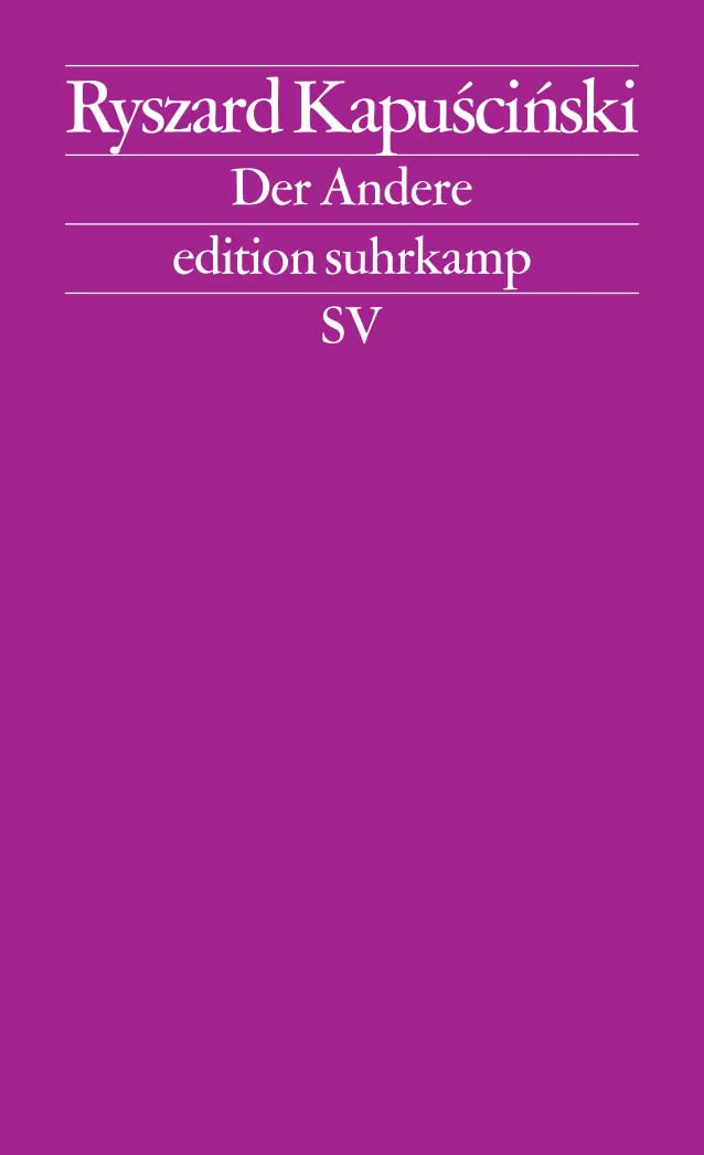 Buchcover von 'Der Andere' - Taschenbuch von Ryszard Kapuscinski