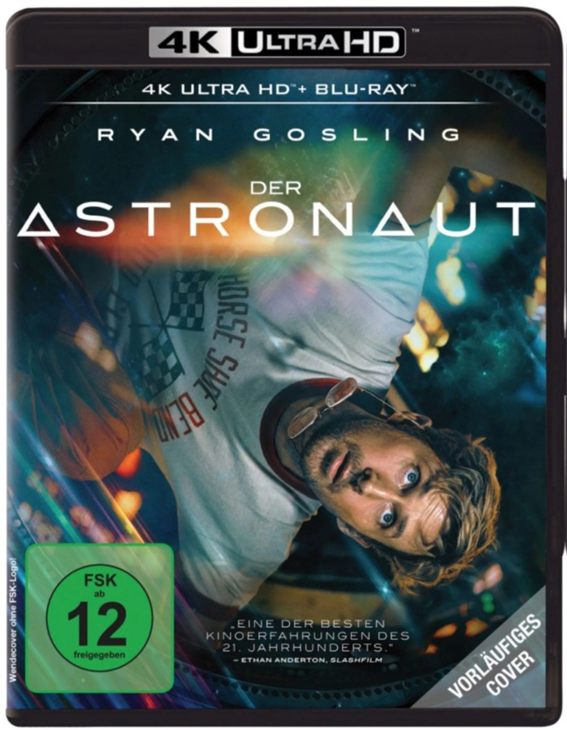 4K UHD Blu-ray-Cover: Der Astonaut. Regie: Phil Lord