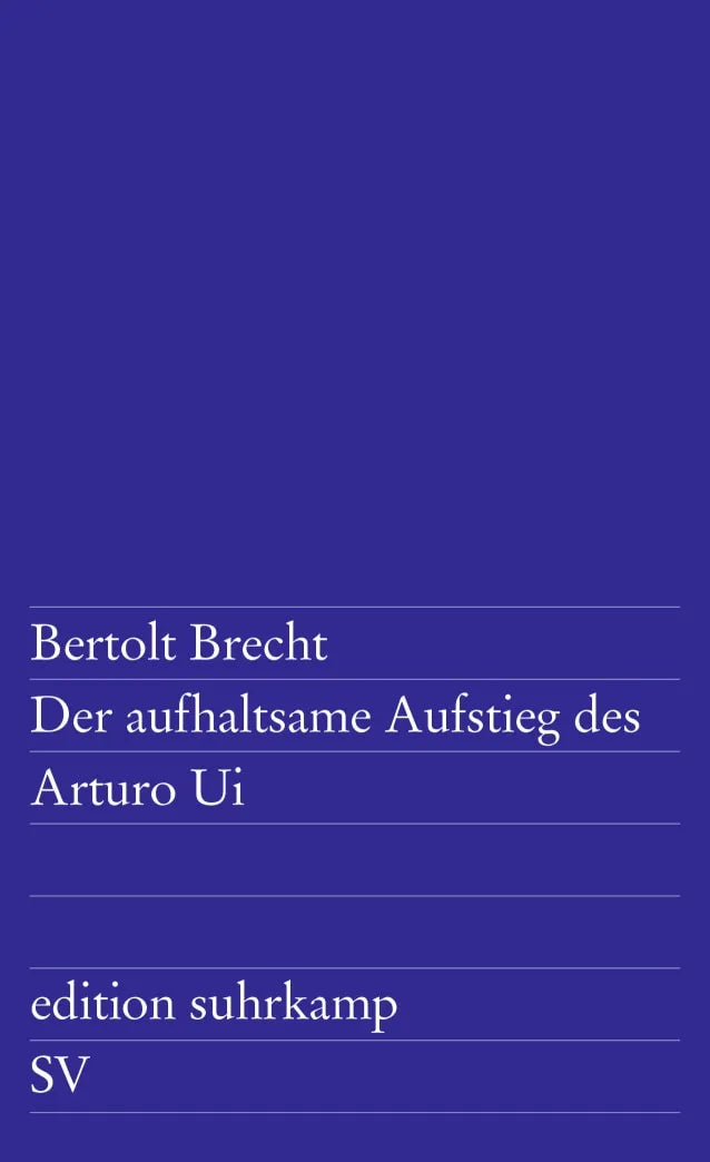 Buchcover von 'Der aufhaltsame Aufstieg des Arturo Ui' - Taschenbuch von Bertolt Brecht