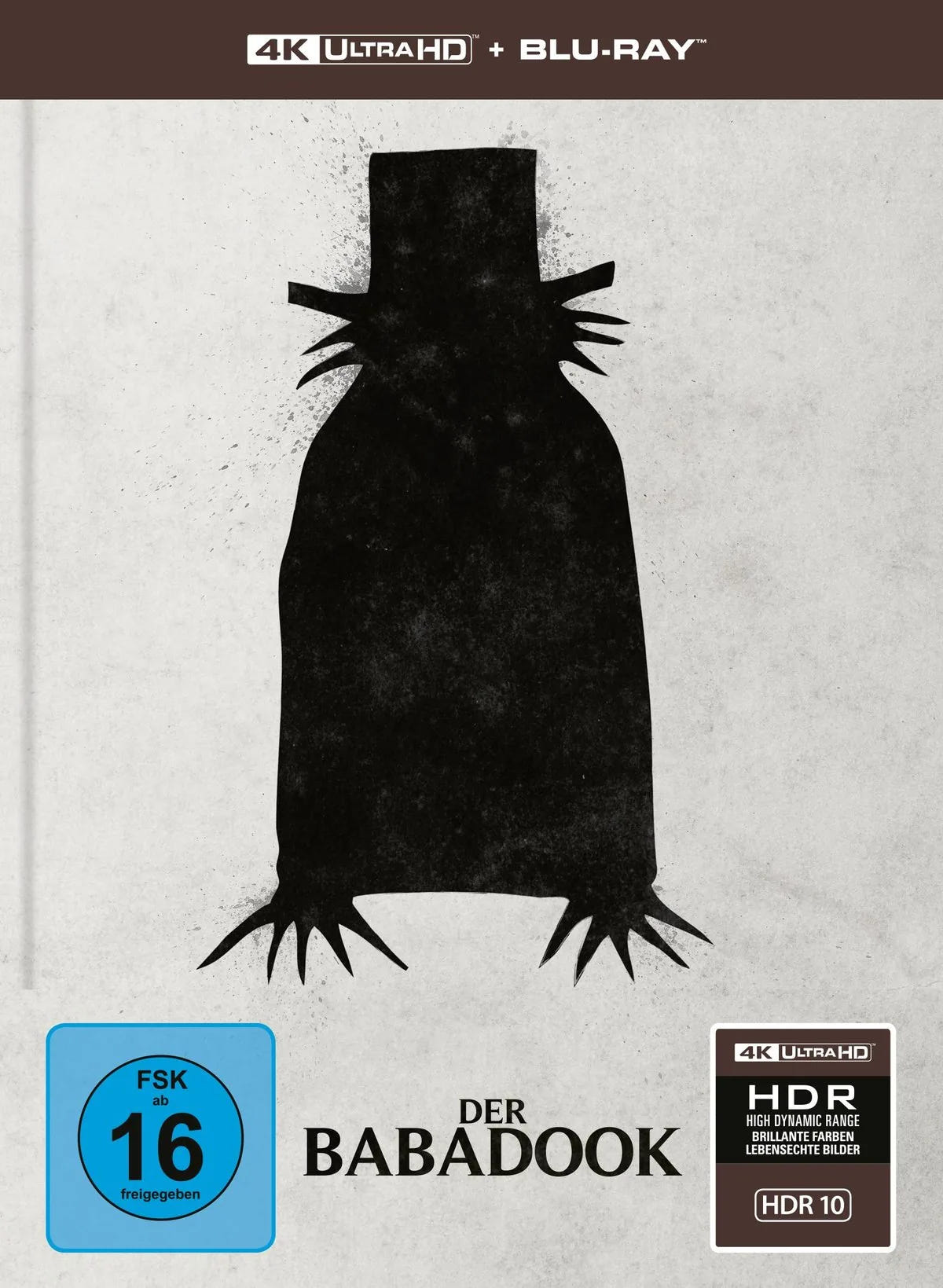 4K UHD Blu-ray-Cover: Der Babadook. Regie: Jennifer Kent