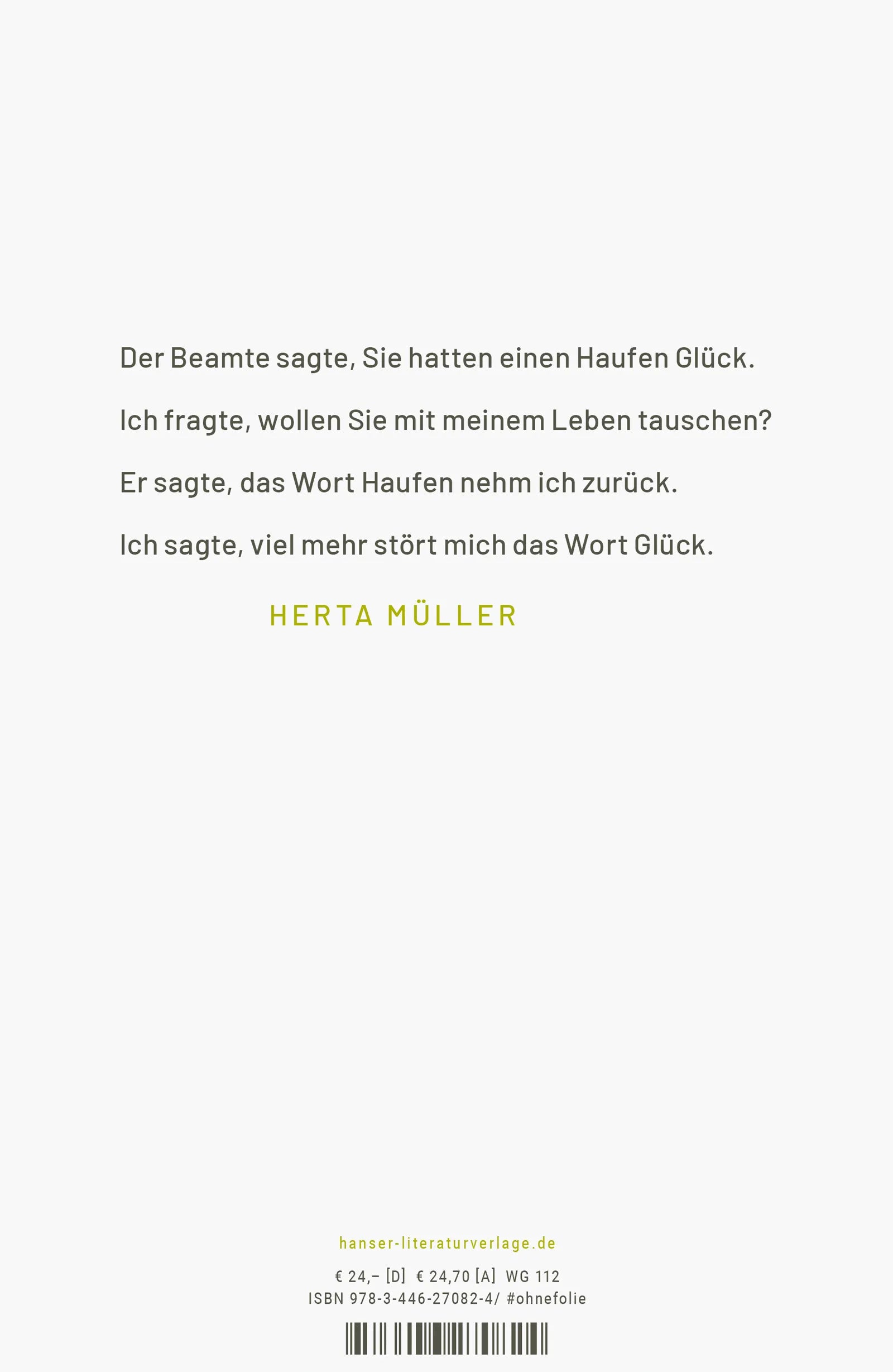 Abbildung von 'Der Beamte sagte'