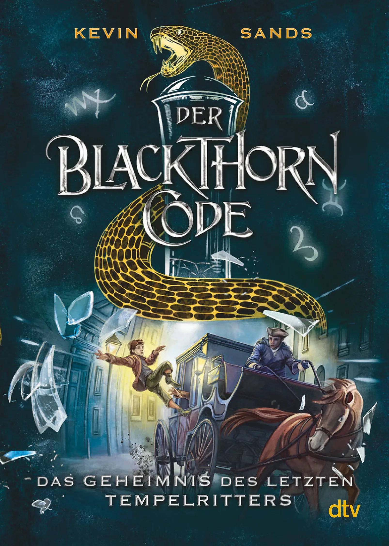Buchcover von 'Der Blackthorn-Code − Das Geheimnis des letzten Tempelritters' - Taschenbuch von Kevin Sands