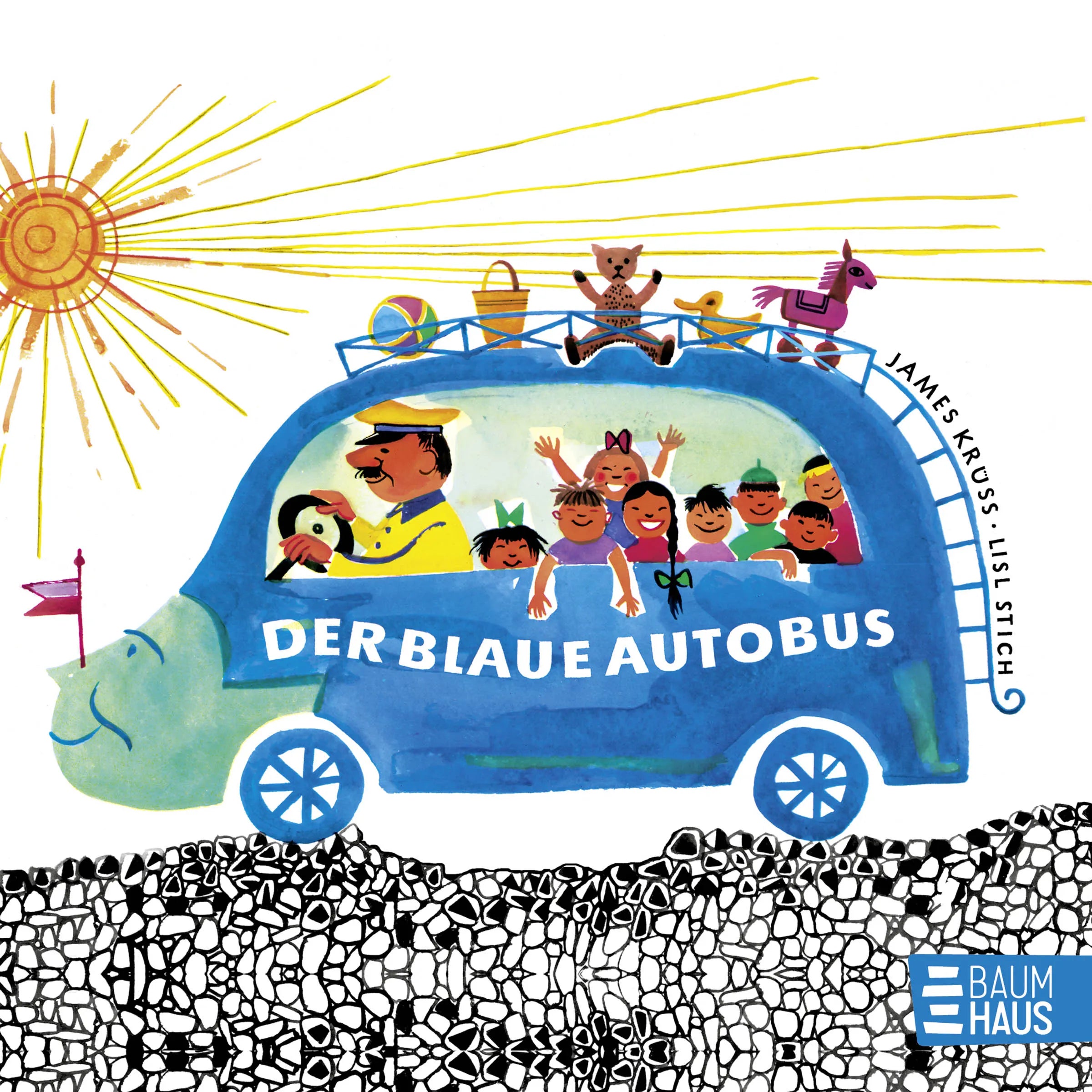 Buchcover von 'Der blaue Autobus' - Gebundene Ausgabe von James Krüss