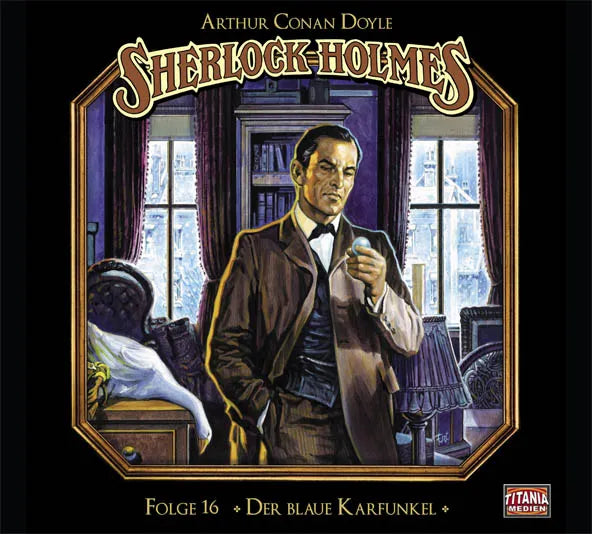 Buchcover von 'Der blaue Karfunkel' - Hörbuch (CD) von Sir Arthur Conan Doyle