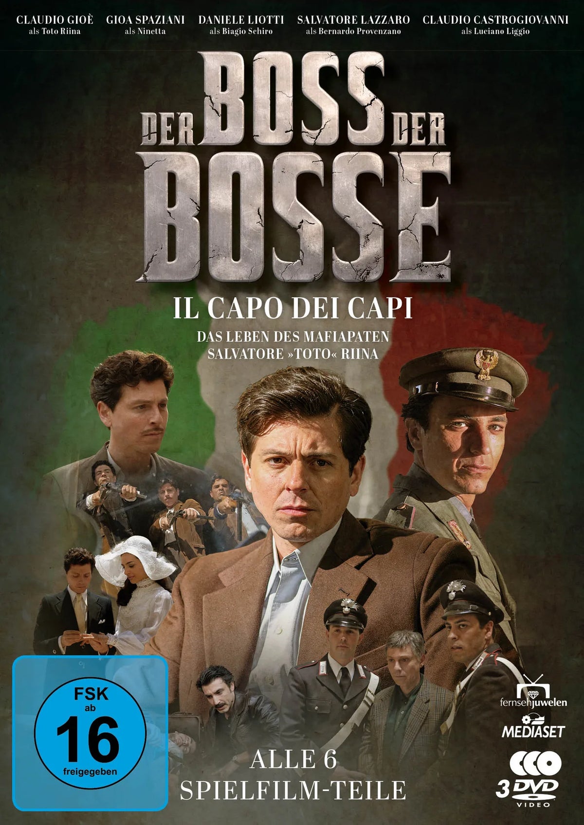 DVD-Cover: Der Boss der Bosse – Il capo dei capi. Regie: Enzo Monteleone
