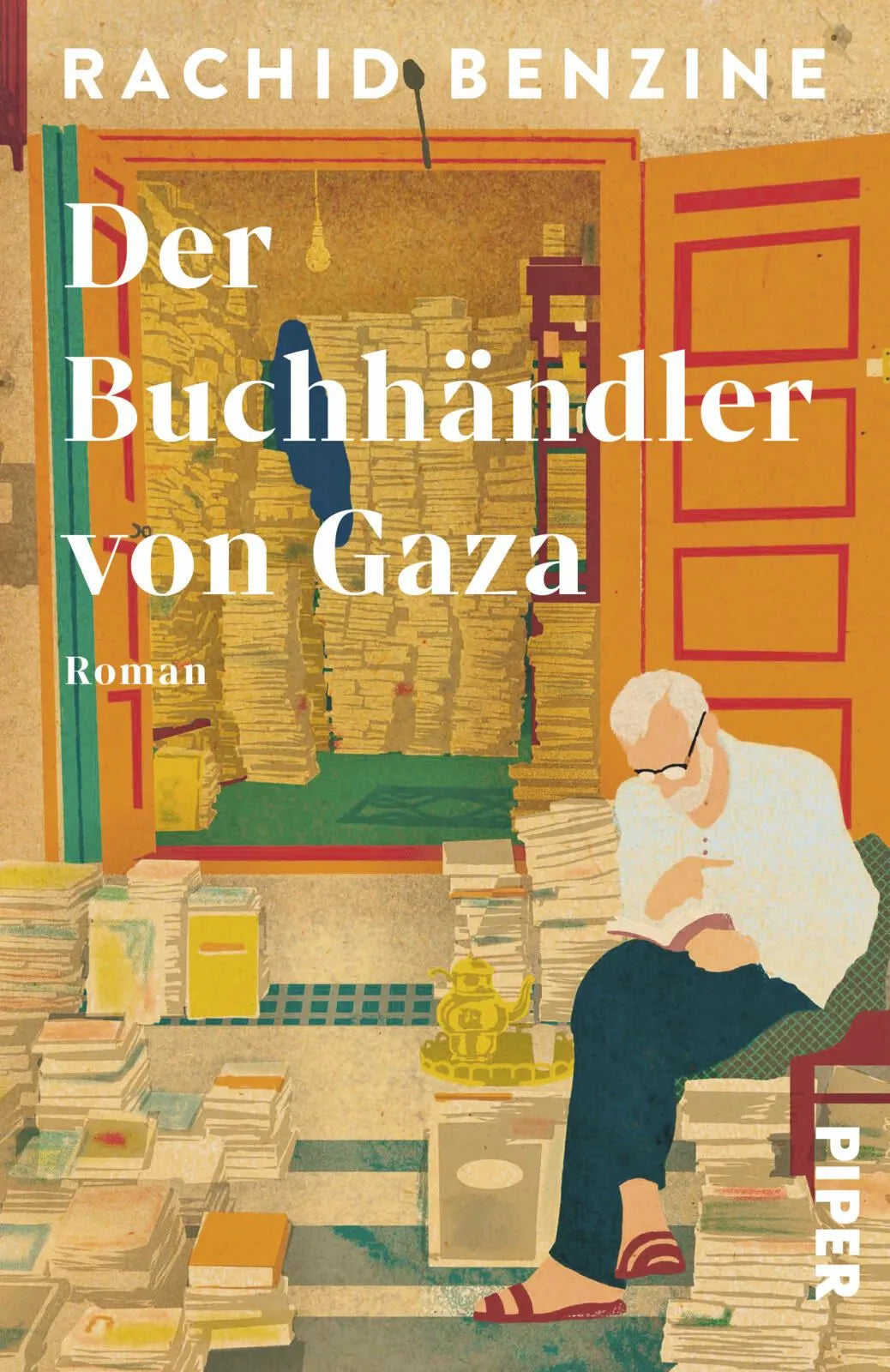 Cover: Der Buchhändler von Gaza (Taschenbuch) von Rachid Benzine
