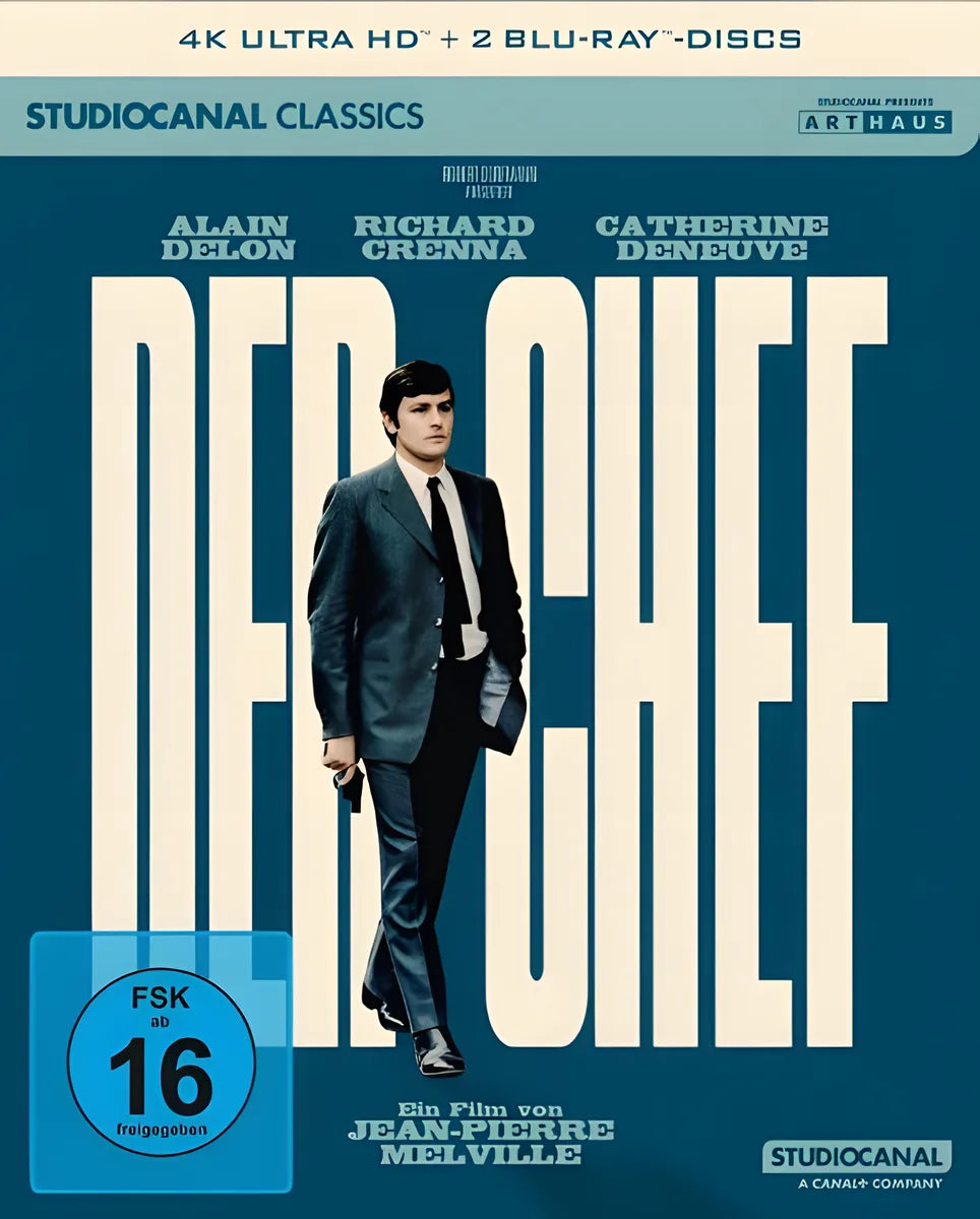 4K UHD Blu-ray-Cover: Der Chef. Regie: Jean-Pierre Melville