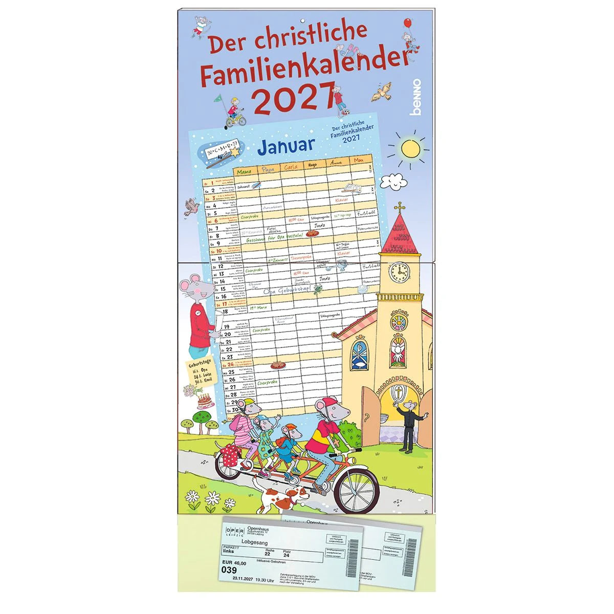 Familienplaner: Der christliche Familienkalender 2027