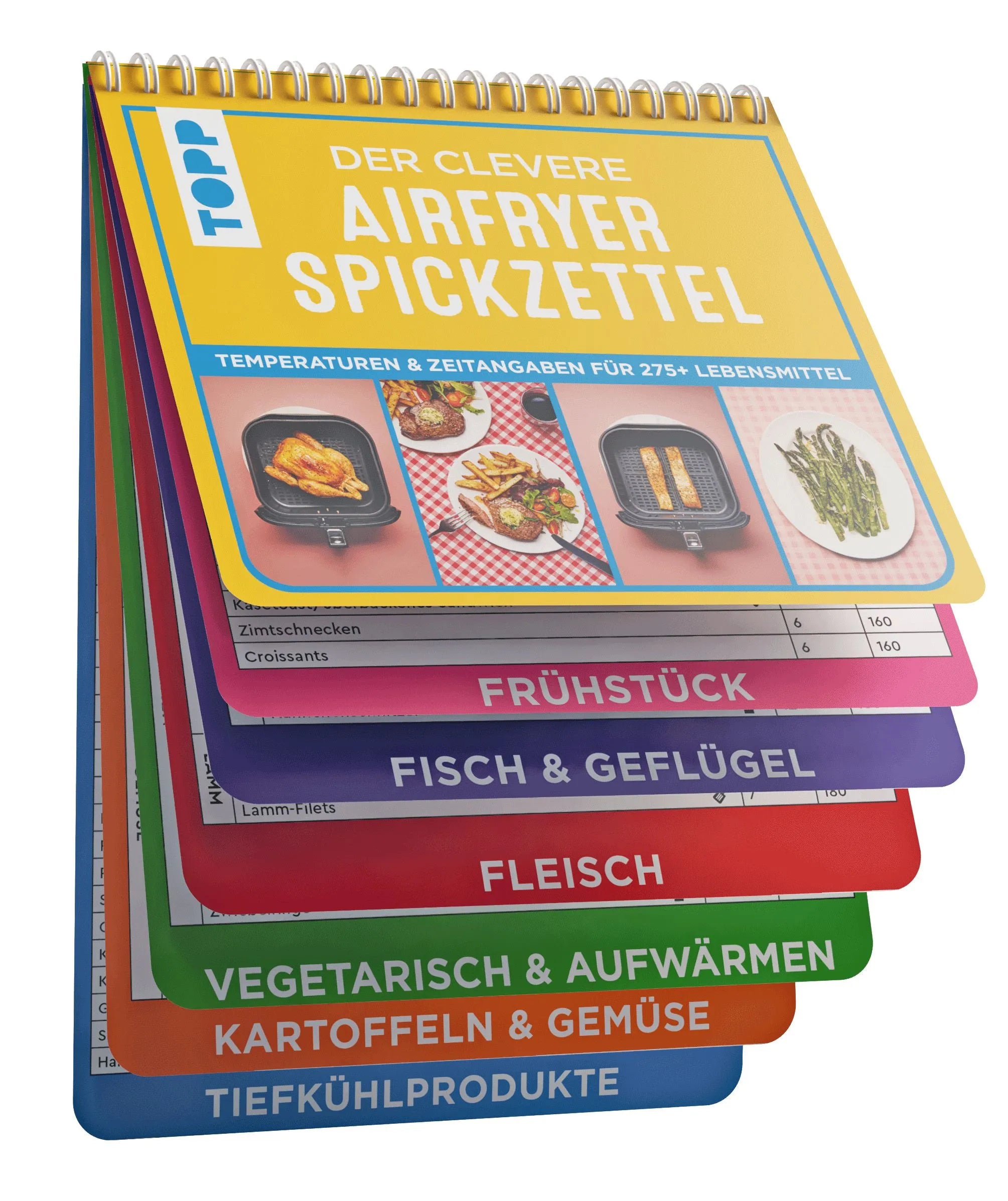 Cover: Der clevere Airfryer-Spickzettel (Hardcover) von Sam Milner