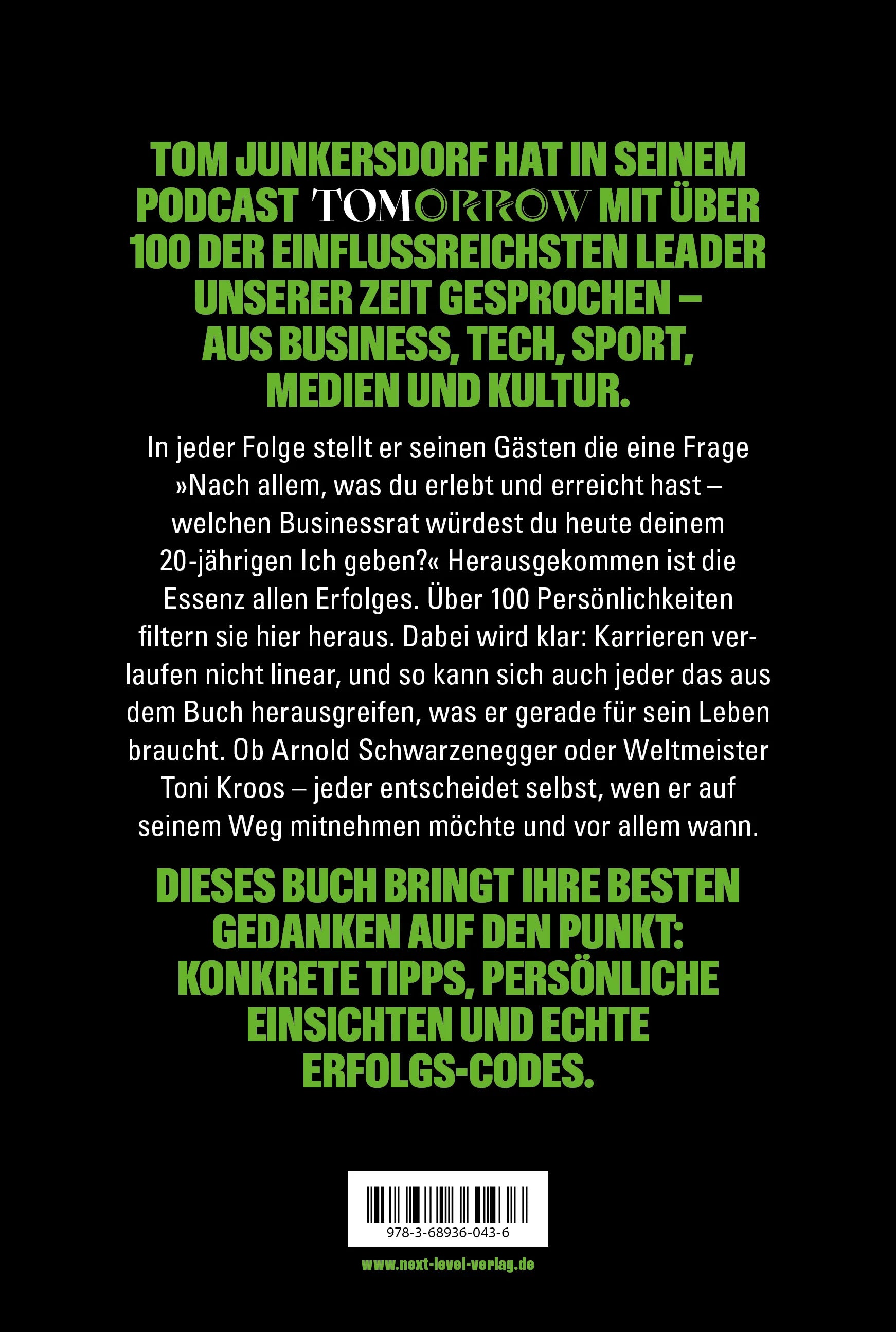 Rückseite: Der Code zum Erfolg (Taschenbuch)