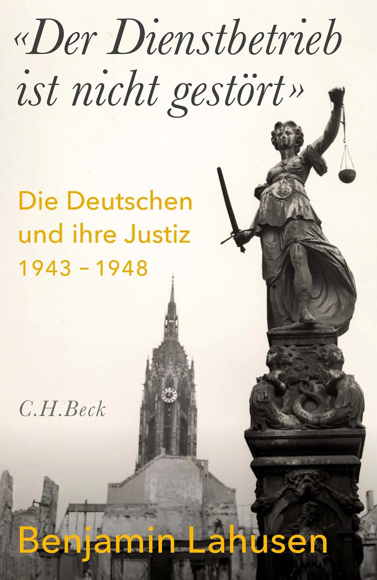 Buchcover von ''Der Dienstbetrieb ist nicht gestört'' - Gebundene Ausgabe von Benjamin Lahusen
