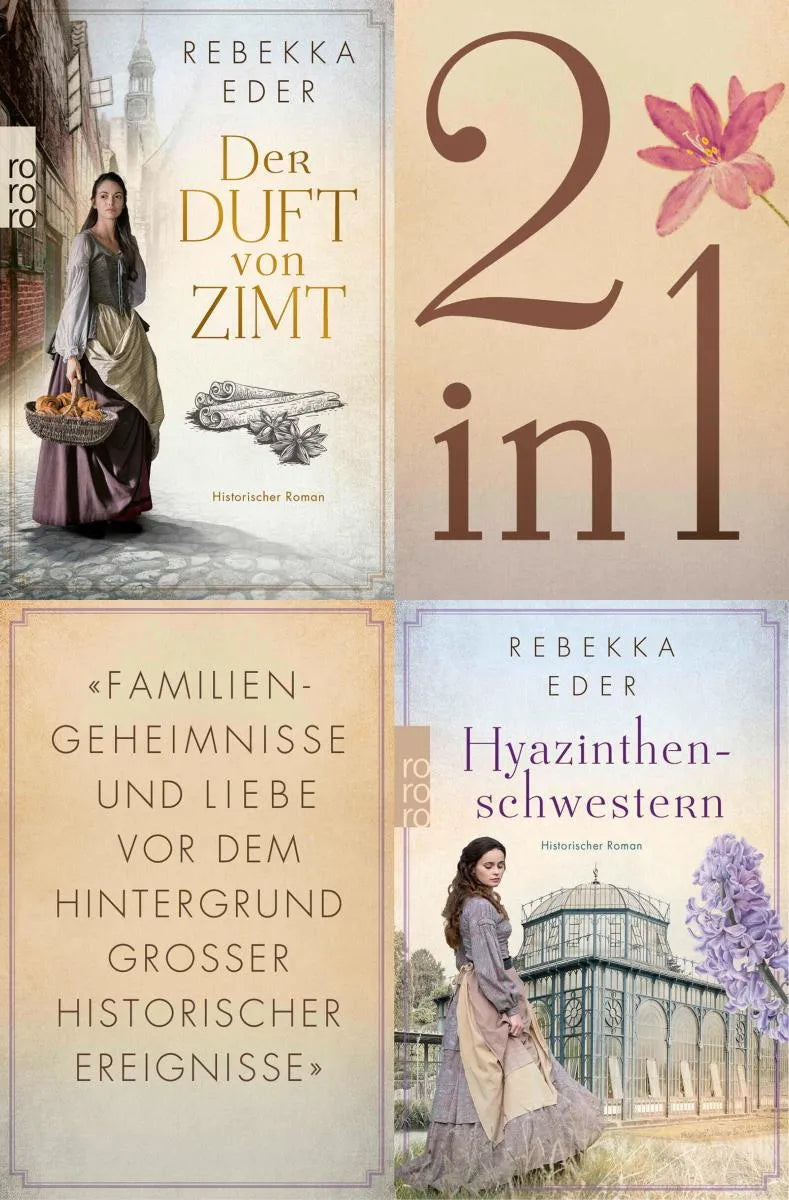 Cover: Der Duft von Zimt / Hyazinthenschwestern: 2in1 Bundle (E-Book) von Rebekka Eder