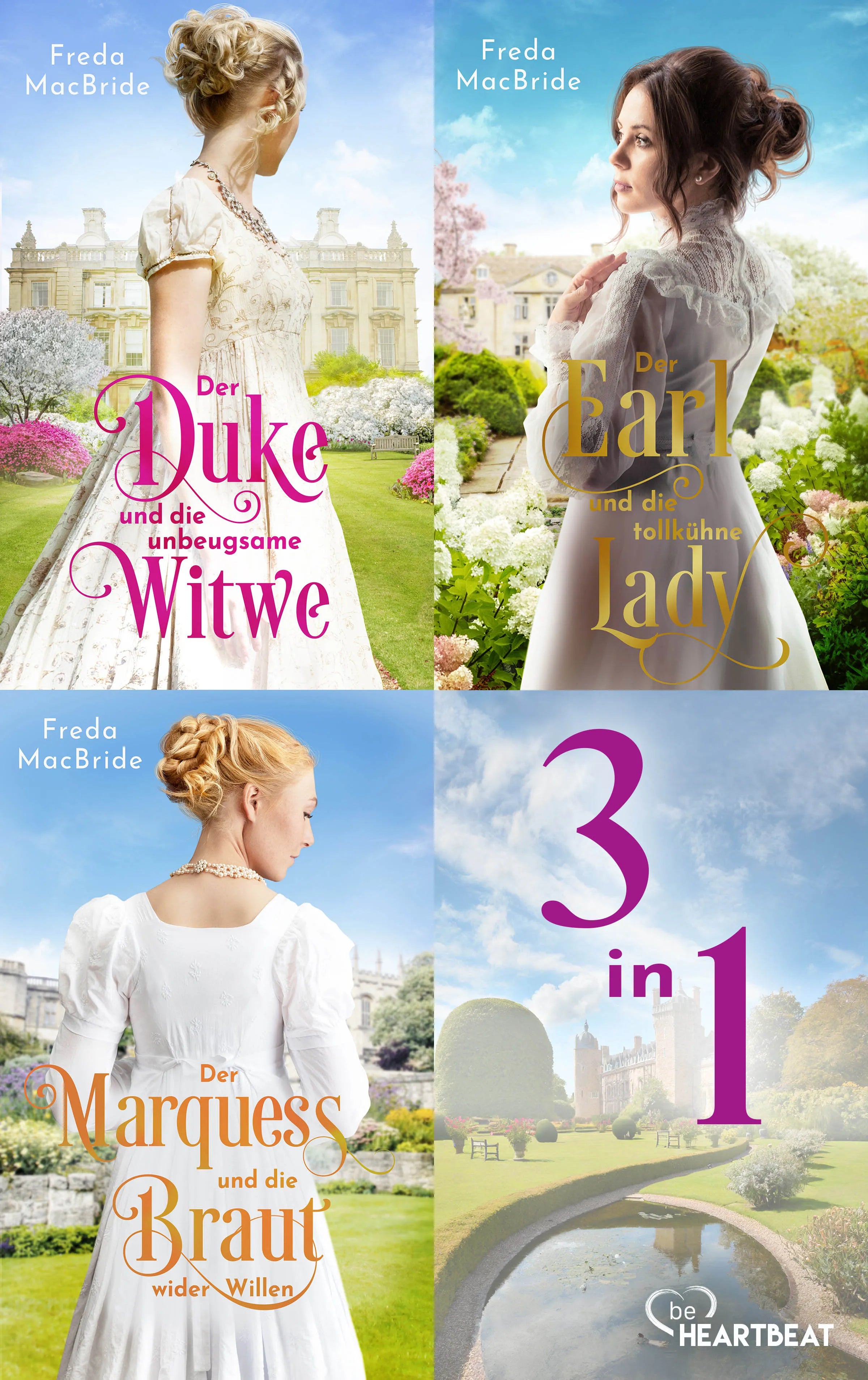 Cover: Der Duke und die unbeugsame Witwe - Band 1-3 (E-Book) von Freda MacBride