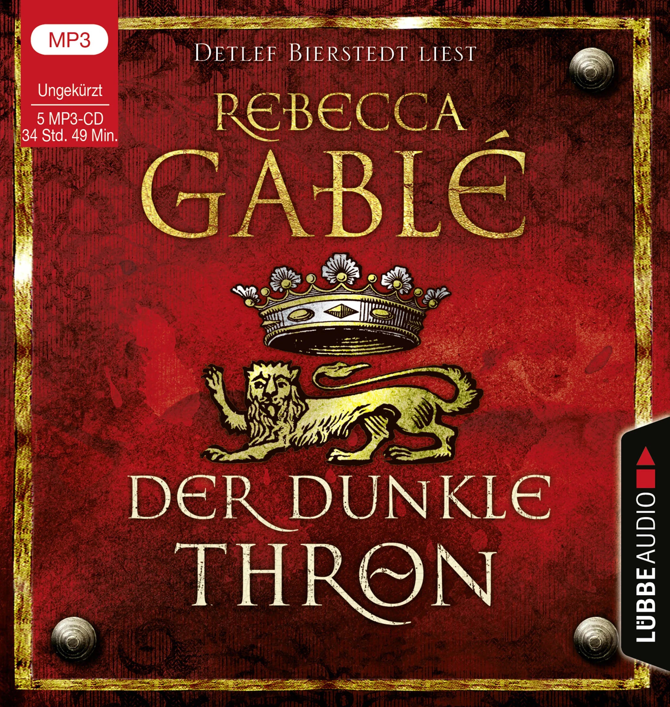 Buchcover von 'Der dunkle Thron' - Hörbuch (CD) von Rebecca Gablé
