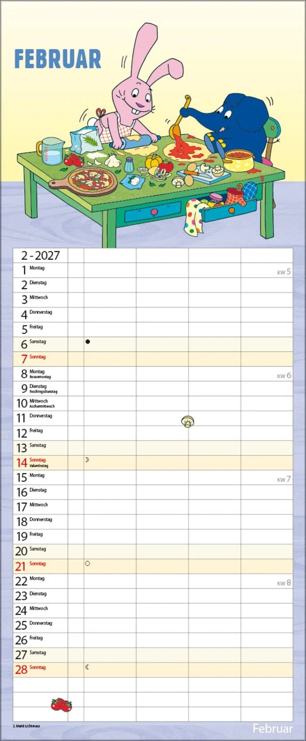 Der echt elefantastische Familienplaner 2027 – Ansicht