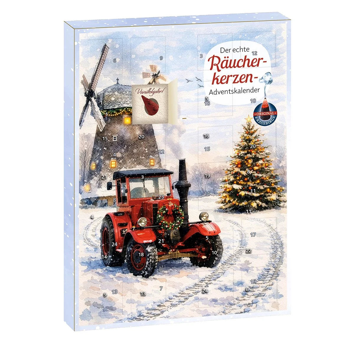 Der echte Räucherkerzen-Adventskalender – Ansicht