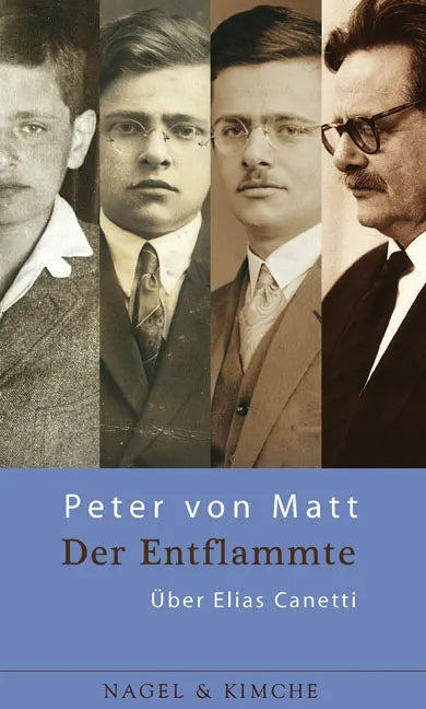 Buchcover von 'Der Entflammte' - Gebundene Ausgabe von Peter Matt