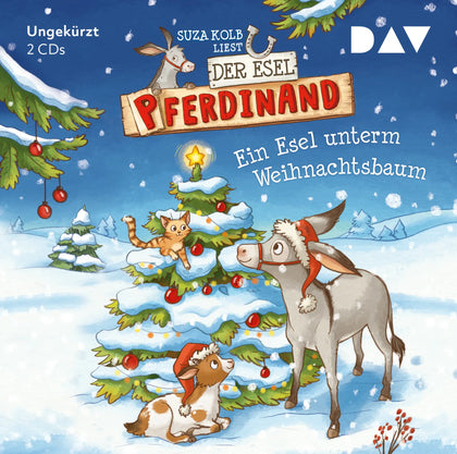 Buchcover von 'Der Esel Pferdinand – Teil 5: Ein Esel unterm Weihnachtsbaum' - Hörbuch (CD) von Suza Kolb