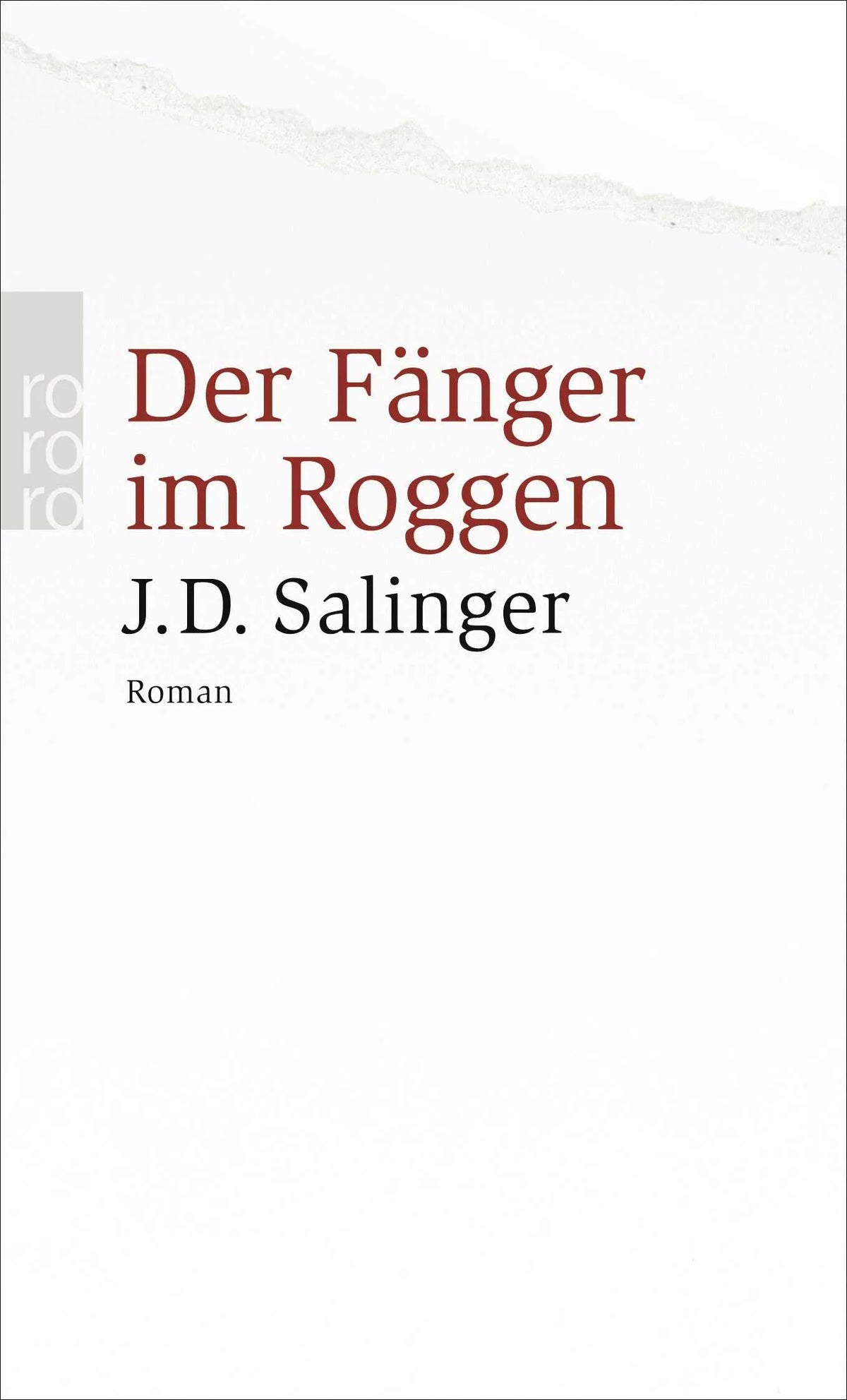 Buchcover von 'Der Fänger im Roggen' - Taschenbuch von J. D. Salinger