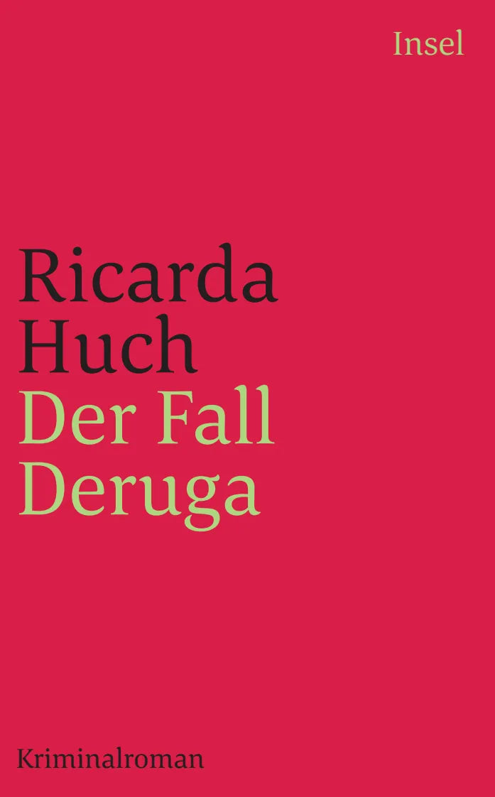 Buchcover von 'Der Fall Deruga' - Taschenbuch von Ricarda Huch