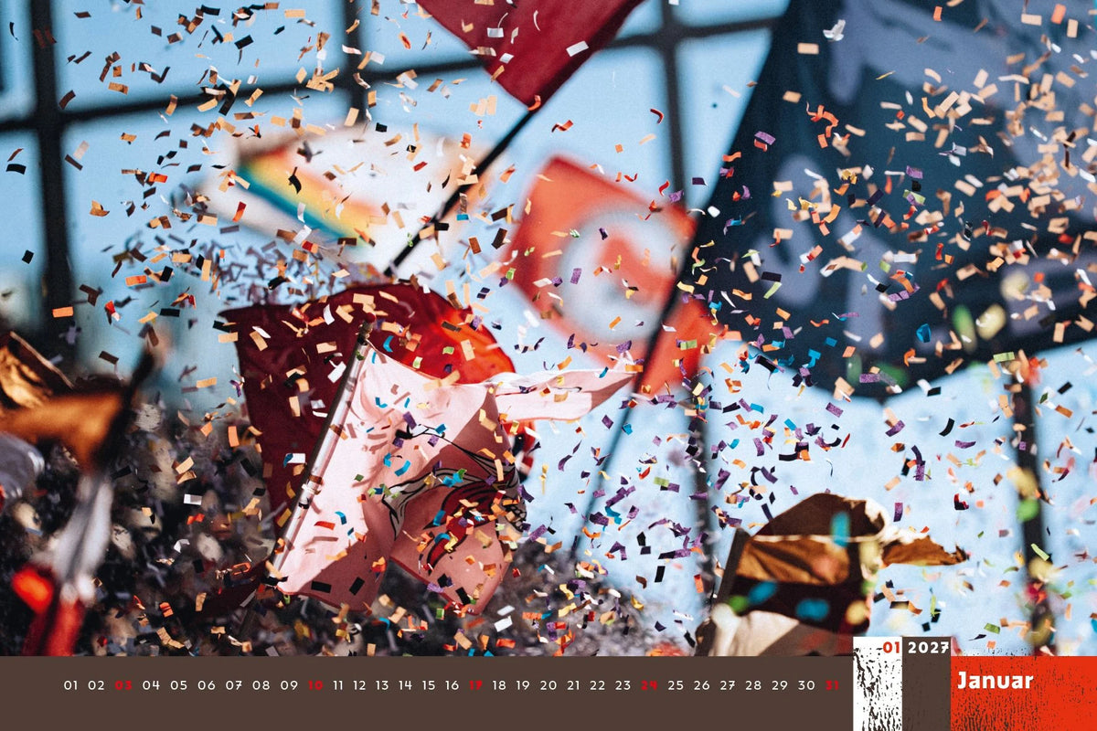 Der FC St. Pauli Kalender 2027 – Ansicht