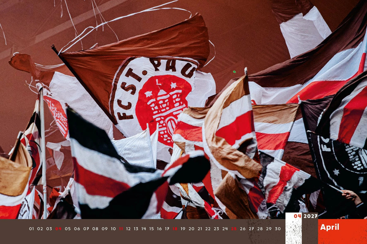 Der FC St. Pauli Kalender 2027 – Ansicht