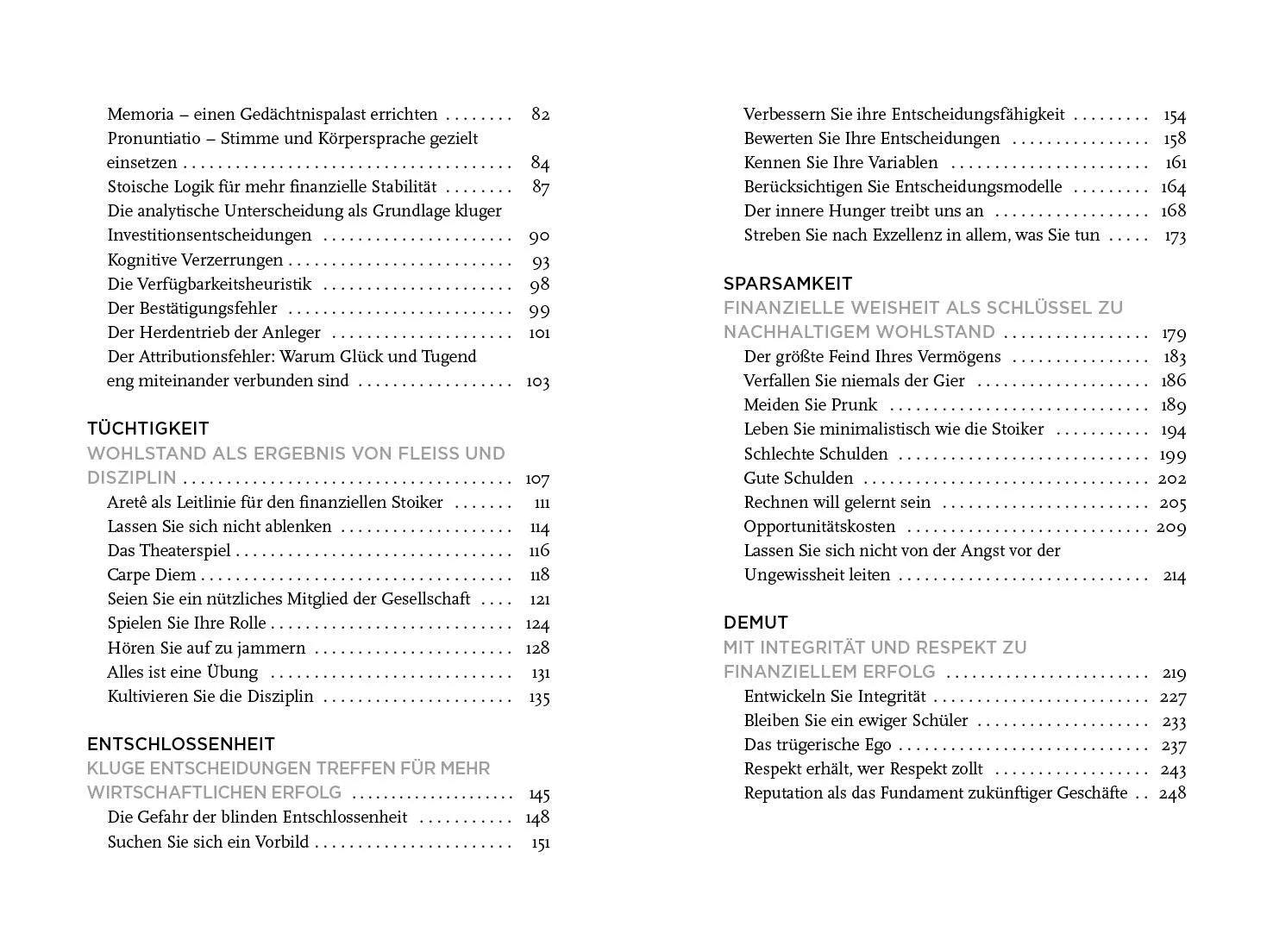 Innenansicht von 'Der finanzielle Stoiker' - Gebundene Ausgabe