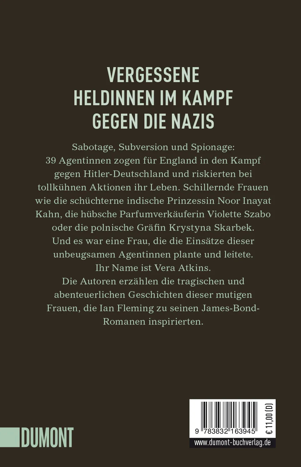 Buchrückseite von 'Der Finsternis entgegen' mit Klappentext - Taschenbuch