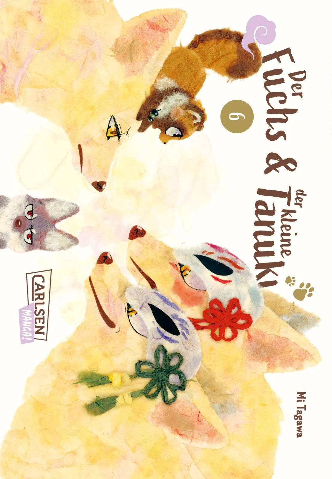 Buchcover von 'Der Fuchs und der kleine Tanuki 6' - Taschenbuch von Mi Tagawa